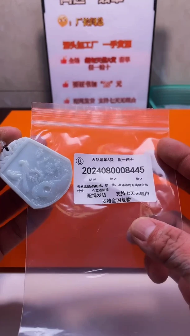 【闪购商品】翡翠颈饰未镶嵌闪购商品8号店20240800028
