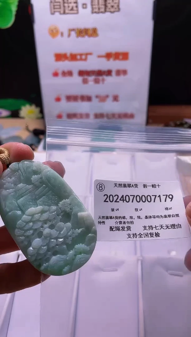 【闪购商品】翡翠颈饰未镶嵌闪购商品8号店202400900022