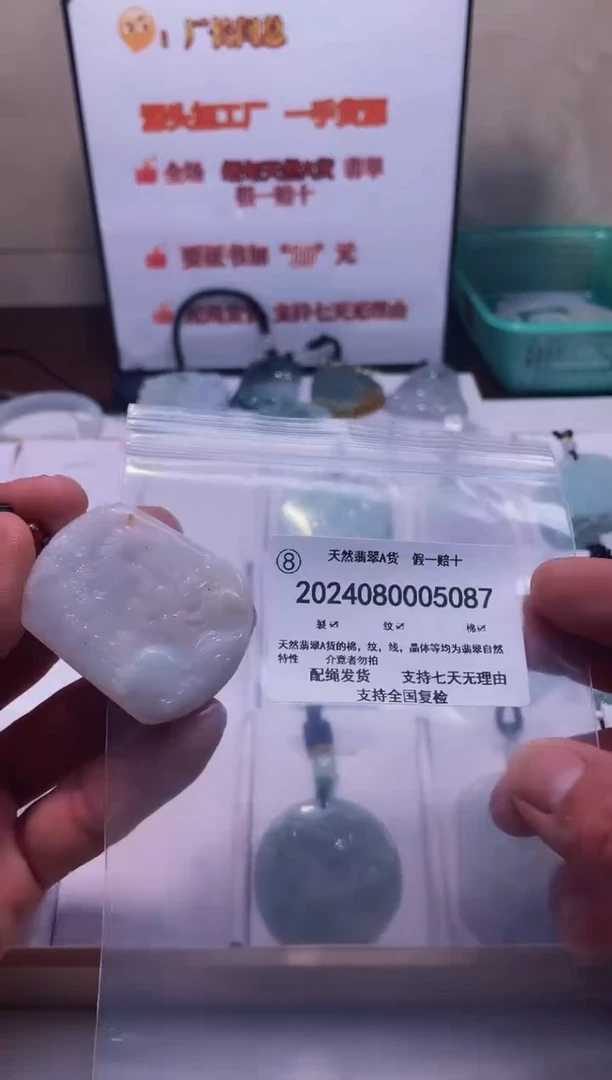 【闪购商品】翡翠颈饰未镶嵌闪购商品8号店20240800019