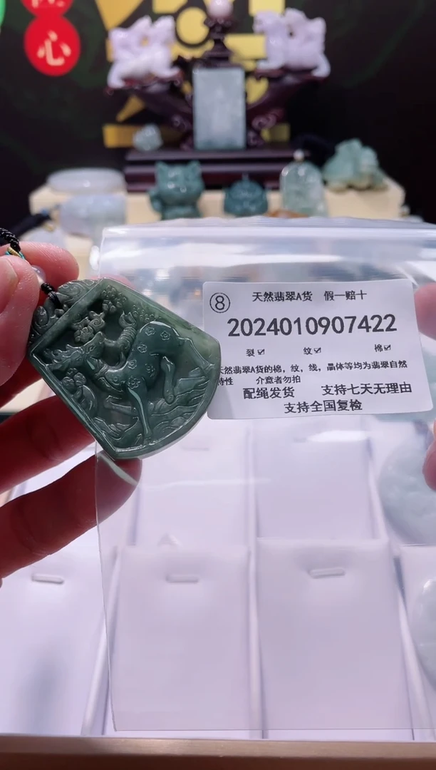 【闪购商品】翡翠颈饰未镶嵌闪购商品8号店2002400100025