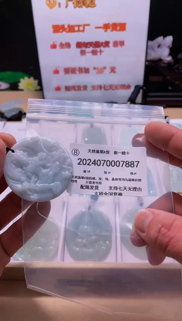 【闪购商品】翡翠颈饰未镶嵌闪购商品8号店202400900024