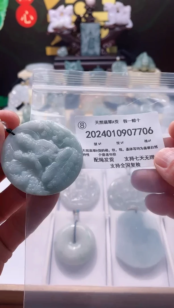 【闪购商品】翡翠颈饰未镶嵌闪购商品8号店2002400100026