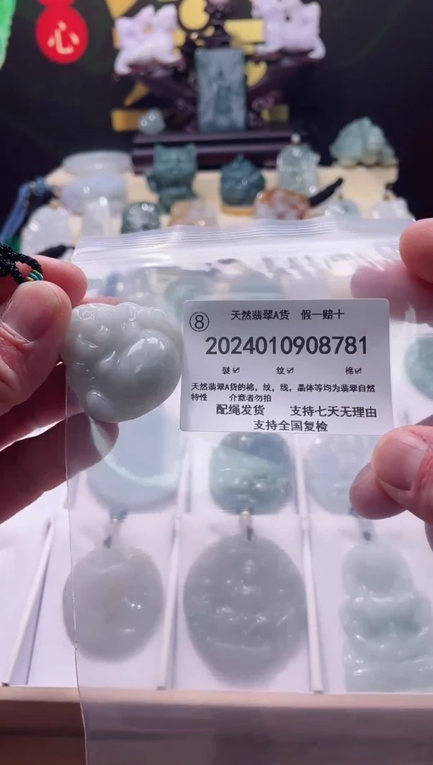 【闪购商品】翡翠颈饰未镶嵌闪购商品8号店2002400100029