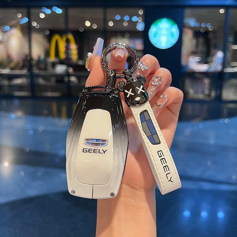 适用吉利汽车钥匙套帝豪s星瑞缤越博越x星越l缤瑞博瑞远景6包壳扣