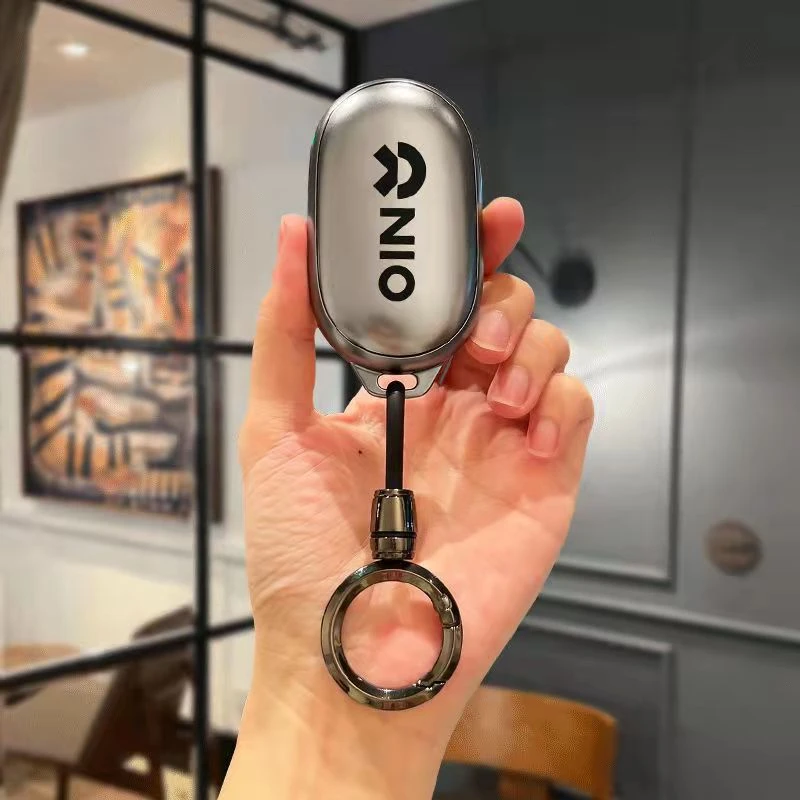 适用2023款蔚来et5t钥匙套et7新es6/es8/es7/ec7汽车装饰壳扣男女