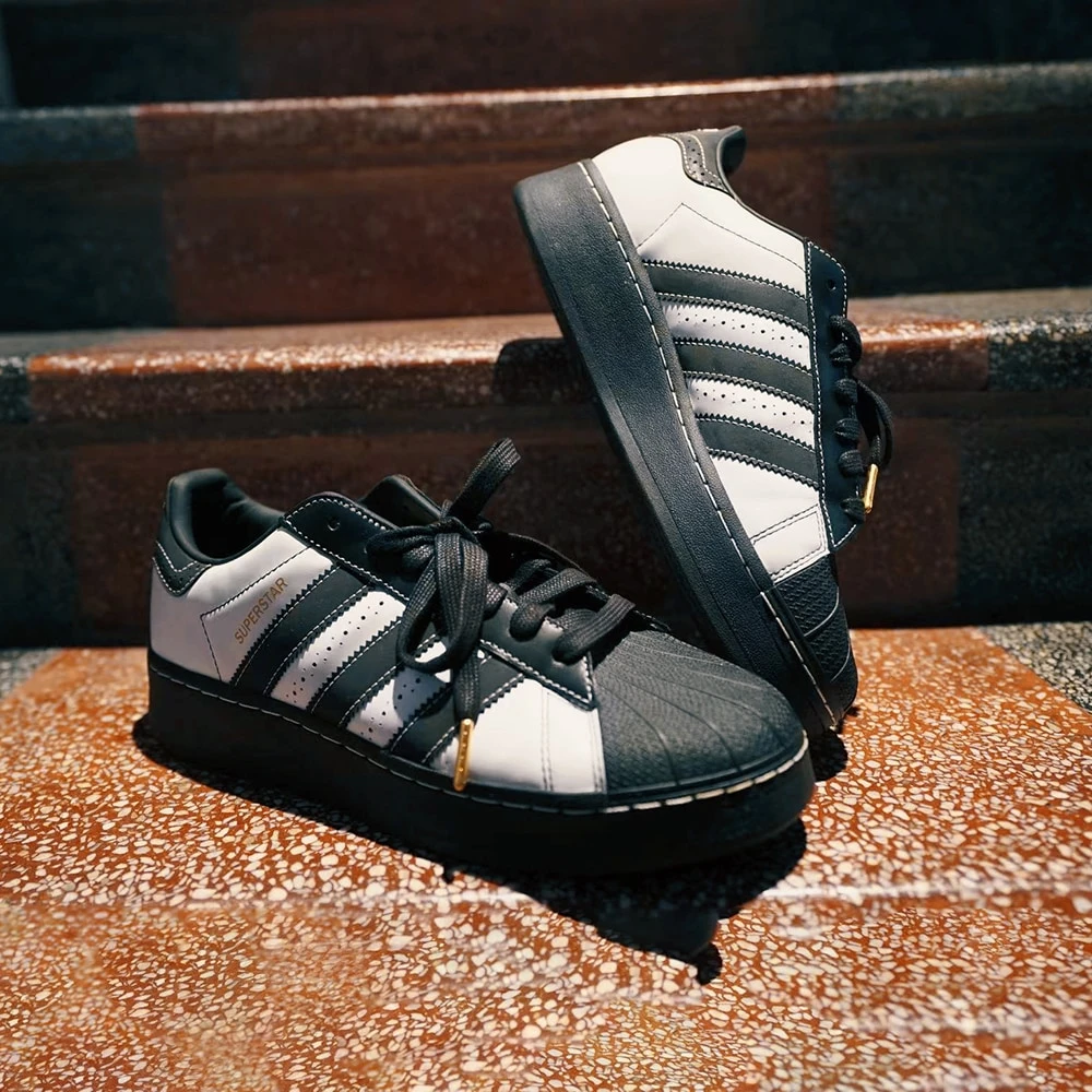 adidas三叶草SUPERSTAR XLG经典贝壳头厚底运动板鞋小白鞋 IE8409