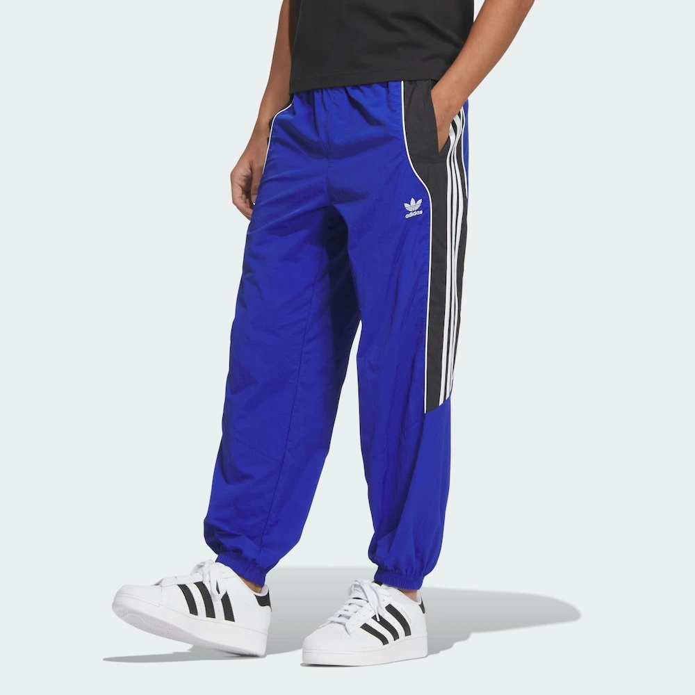 Adidas三叶草MOTORCORE TRACKSUITBOTTOMS机车风束脚运动裤JL8416