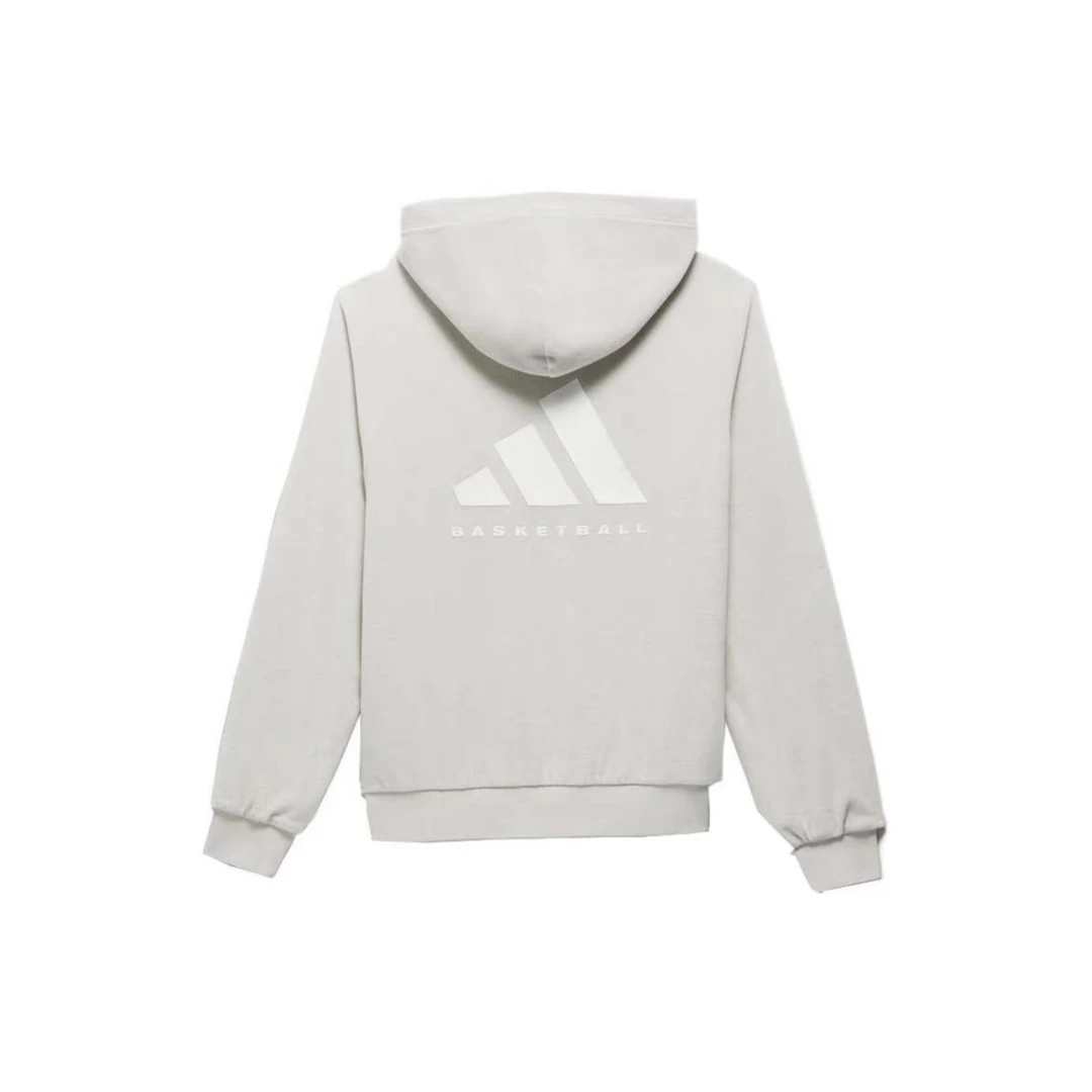 adidas三叶草经典时尚男女运动休闲长袖白色连帽保暖 卫衣 IA3456