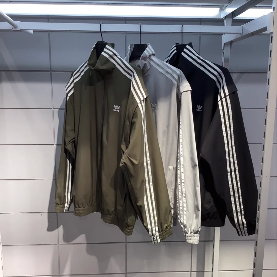 adidas三叶草ADILENIUM ZIP-OFF TRACK 运动宽松夹克外套JM9251/3