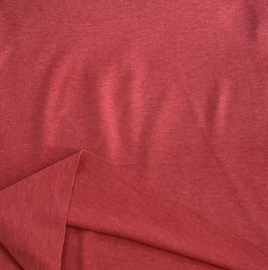 红色牙签条双面奥绒面料两米