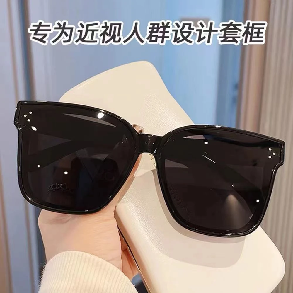 太阳眼镜近视套镜户外偏光防紫外线男士司机开车钓鱼专用墨镜男款