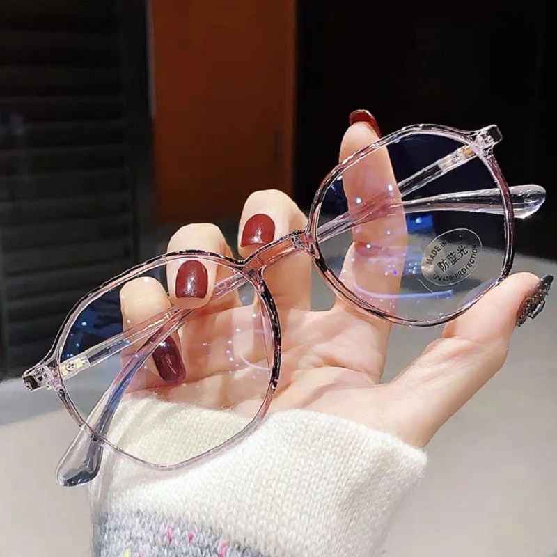透紫色超轻眼镜框女近视可配度数素颜神器网上配防蓝光显脸小眼睛