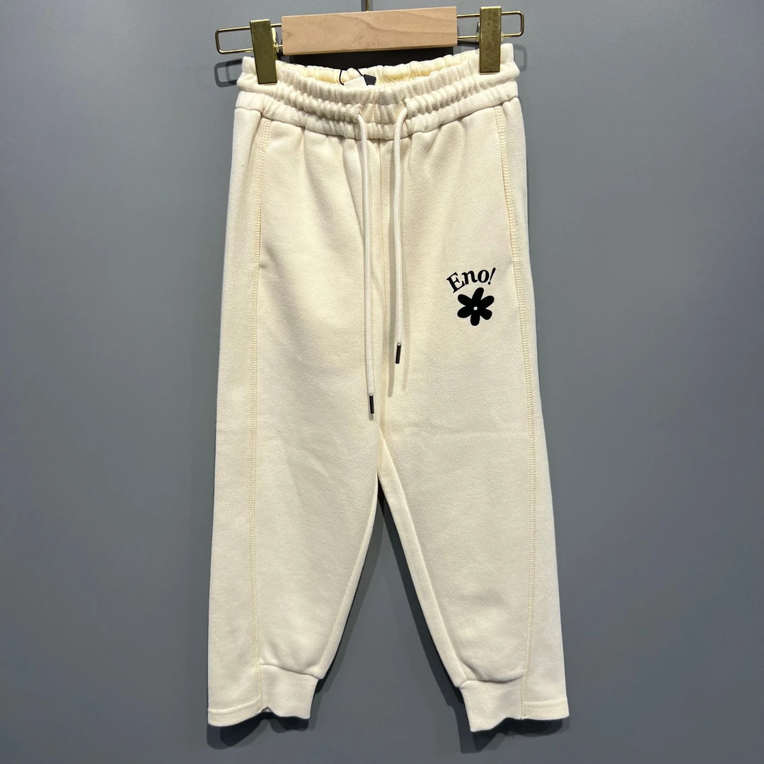 7059米白高端轻奢品牌儿童针织长裤EN