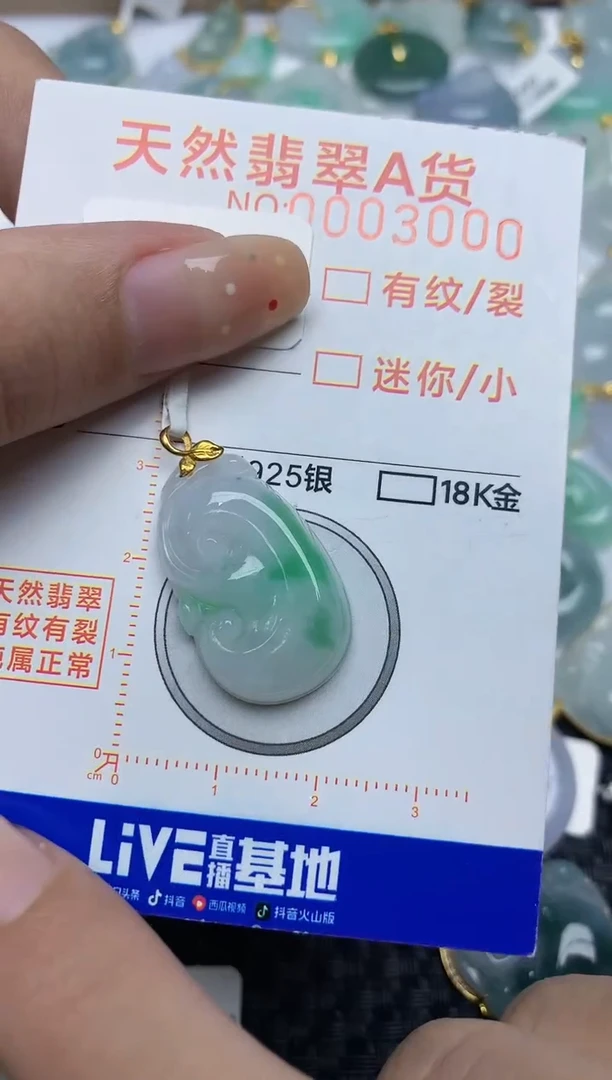 【闪购商品】翡翠颈饰18K金镶嵌87687634634
