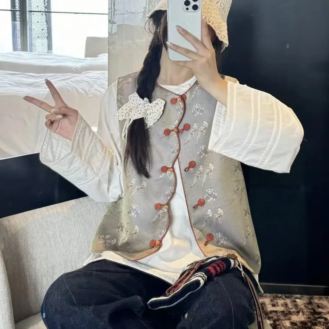 （鑫鑫家）6244新中式国风马甲