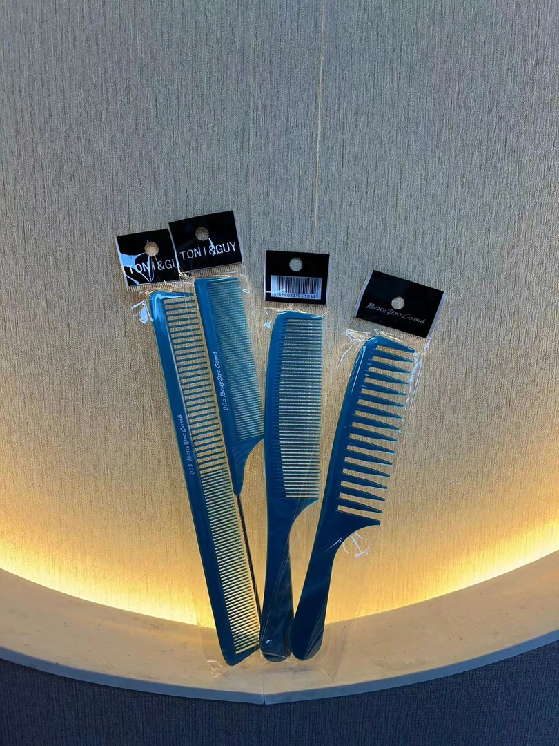 发廊专用尖尾梳平头梳防静电拍一发四把颜色随机发