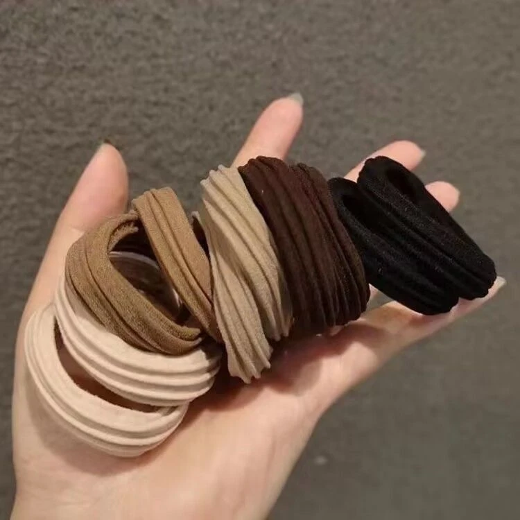 发饰头绳简约基础韩版ins高弹力耐用头饰百搭成人不伤发气质发绳