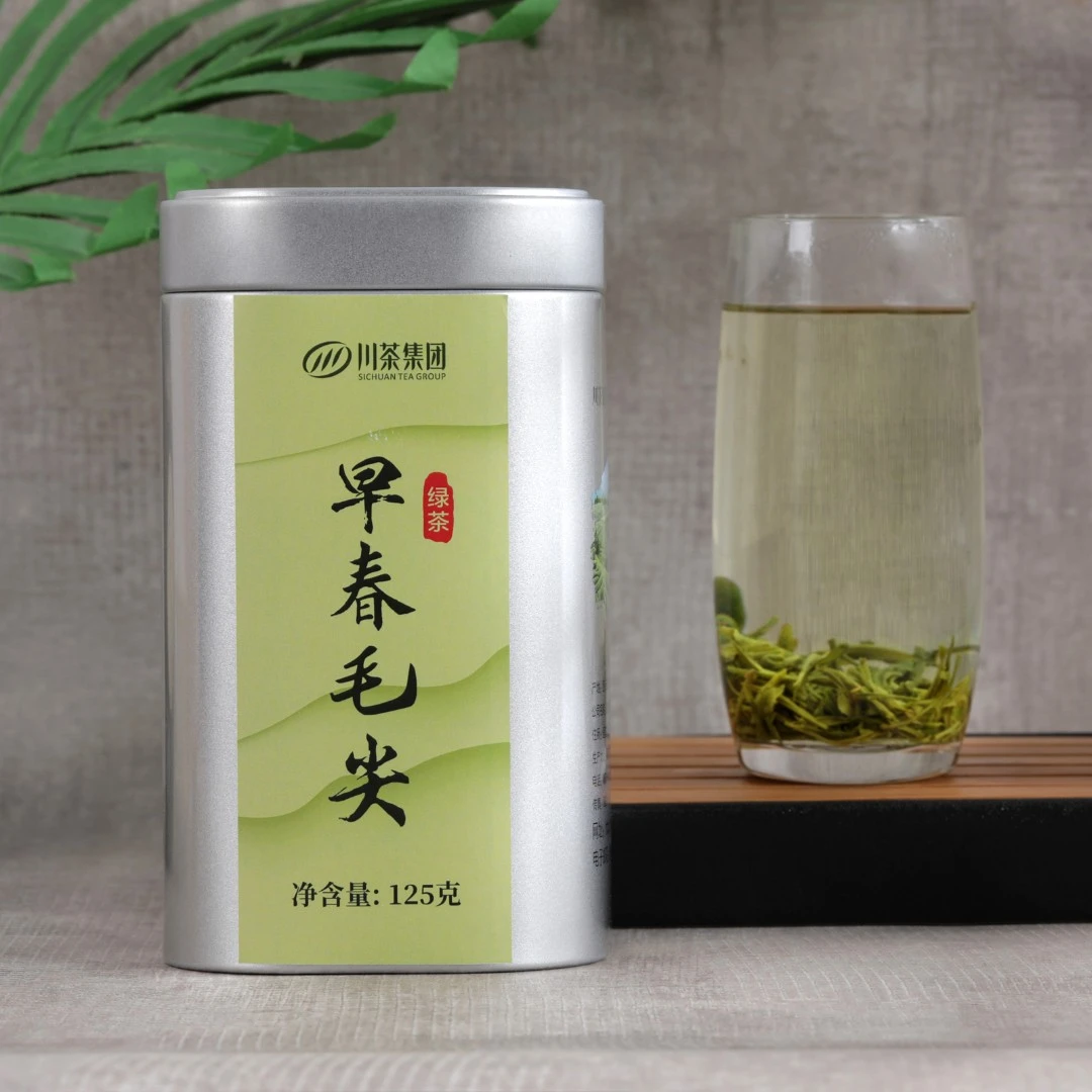 XF/叙府《开播专属福利》早春毛尖高山特级2023新茶绿茶125g/罐