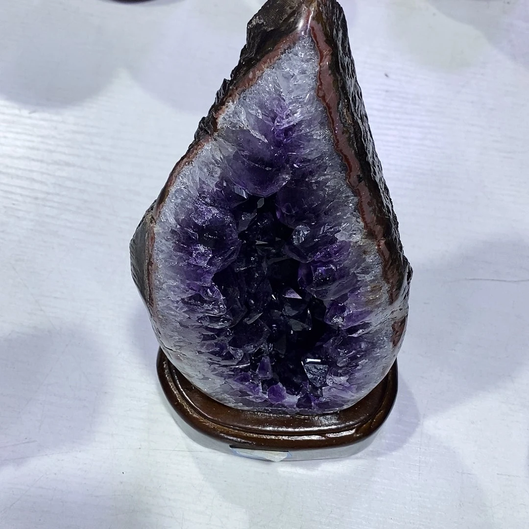 紫晶摆件未镶嵌迦南
