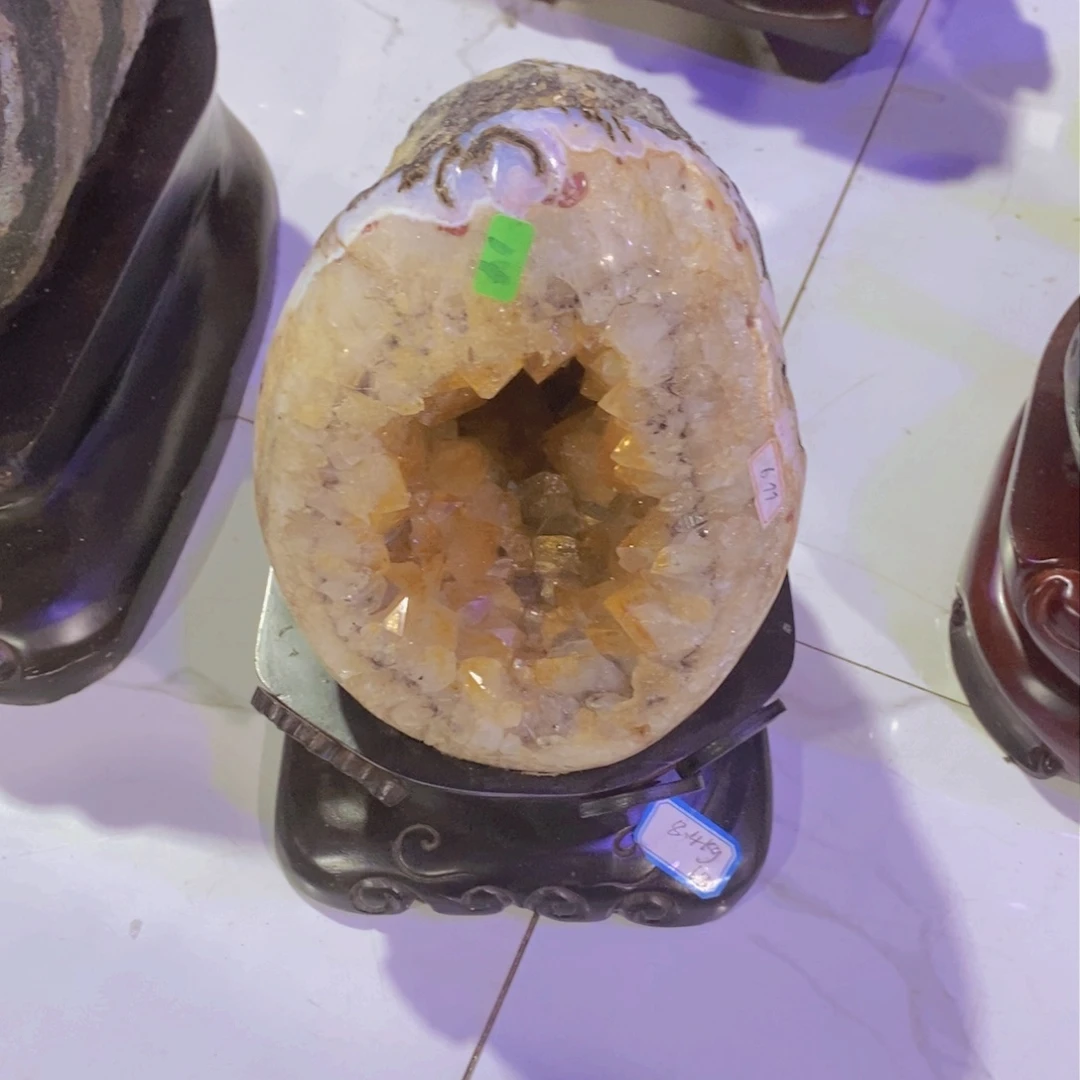 紫晶摆件未镶嵌迦南