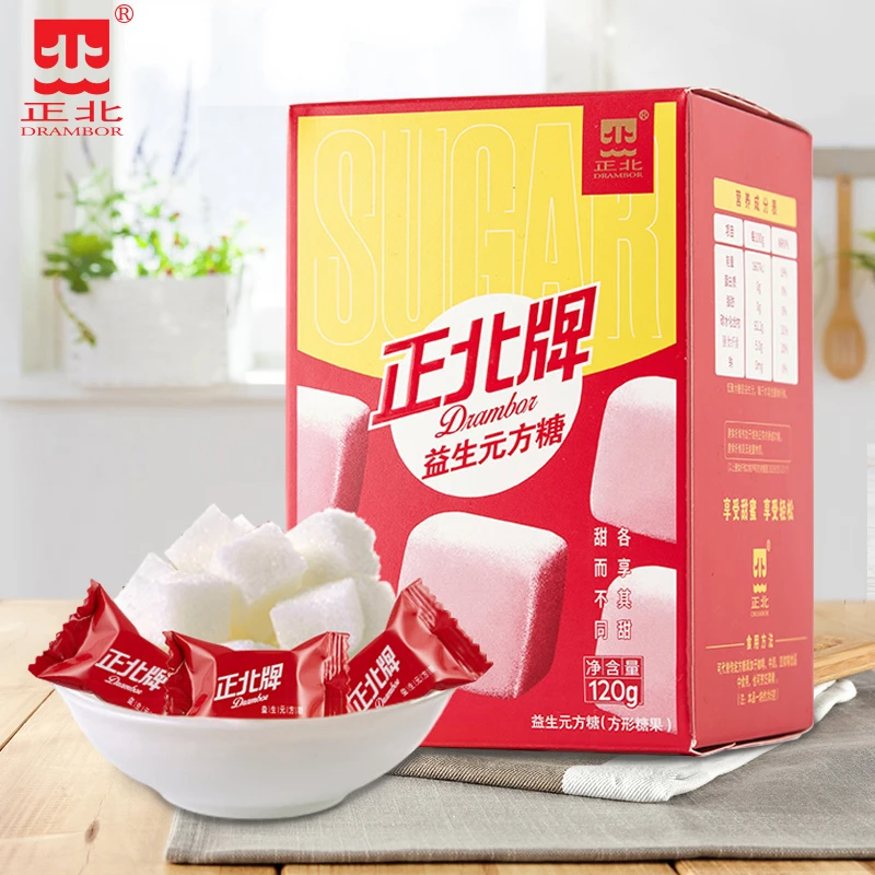 正北益生元0脂方糖120g低聚木糖膳食纤维代糖咖啡伴侣独立小包