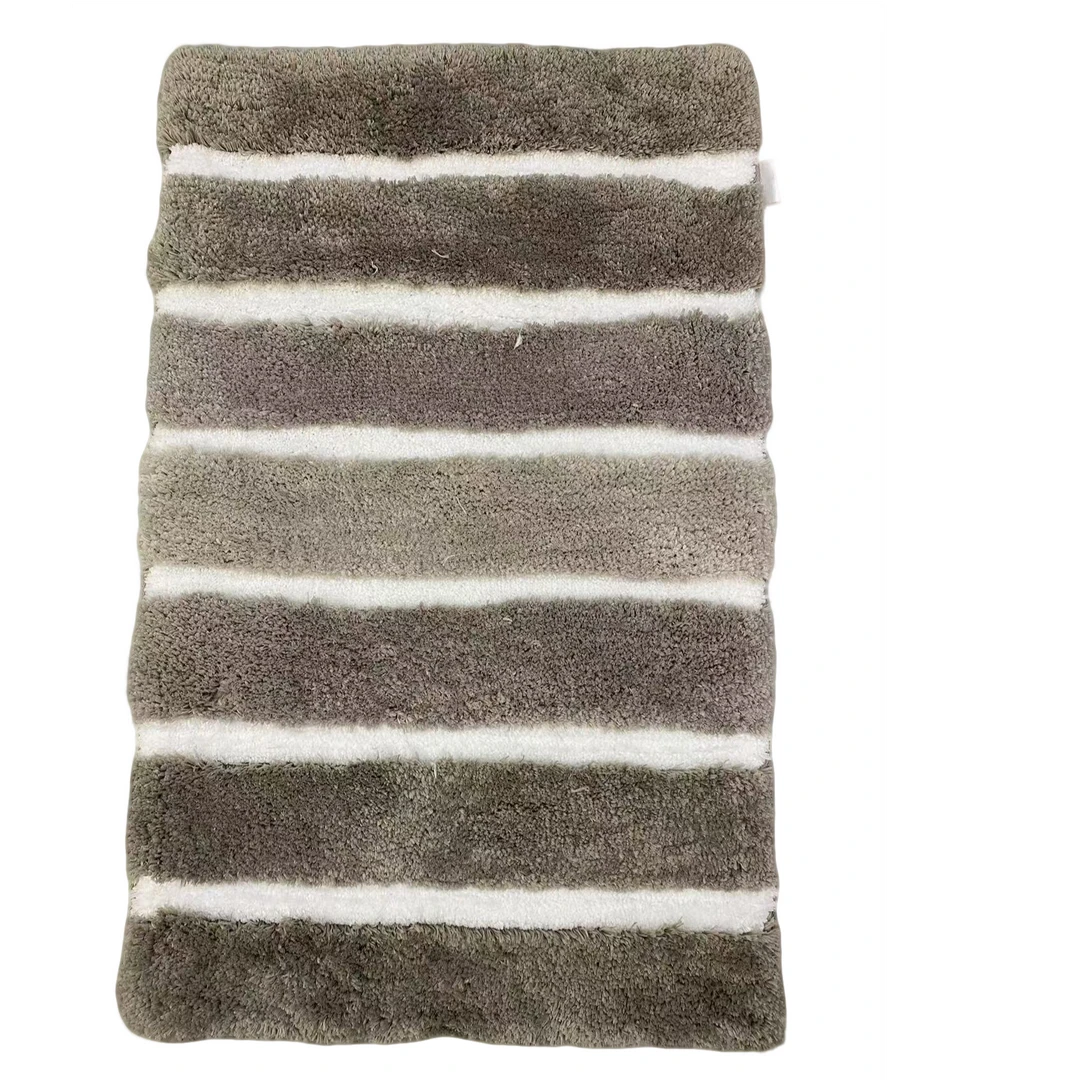 外贸出口加厚浴室垫条纹50*80cm