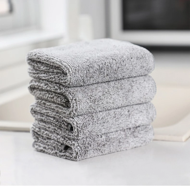 【吸油不挂油】竹纤维不粘油抹布厨房碗擦桌吸水去油去污易清抹布