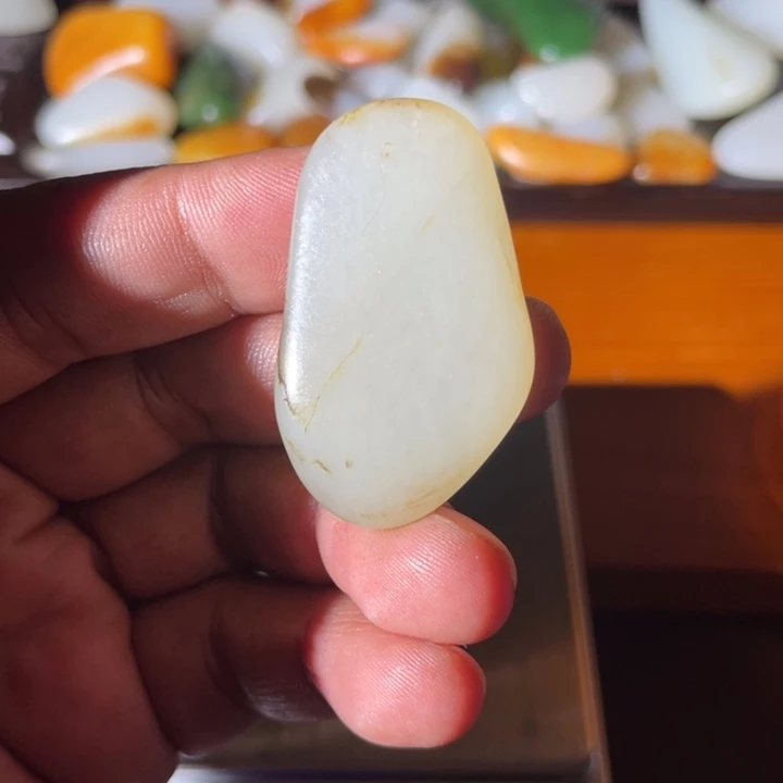 和田玉（白玉）挂件未镶嵌大****^