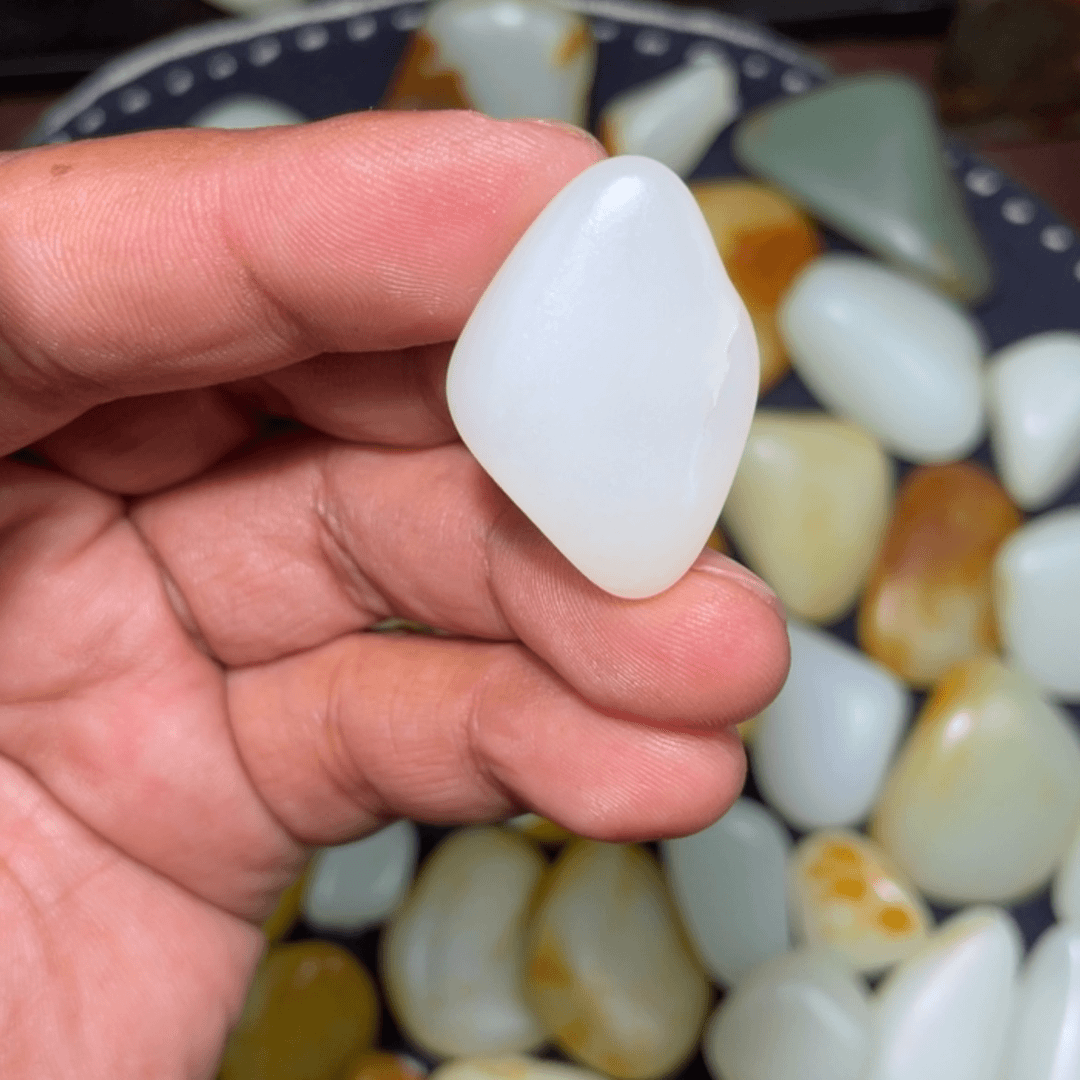 【闪购商品】和田玉（白玉）颈饰未镶嵌一**光