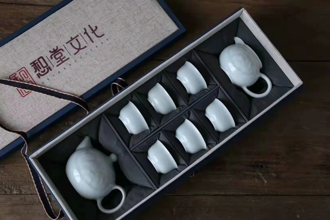 惒堂/汝青瓷西施茶具套组