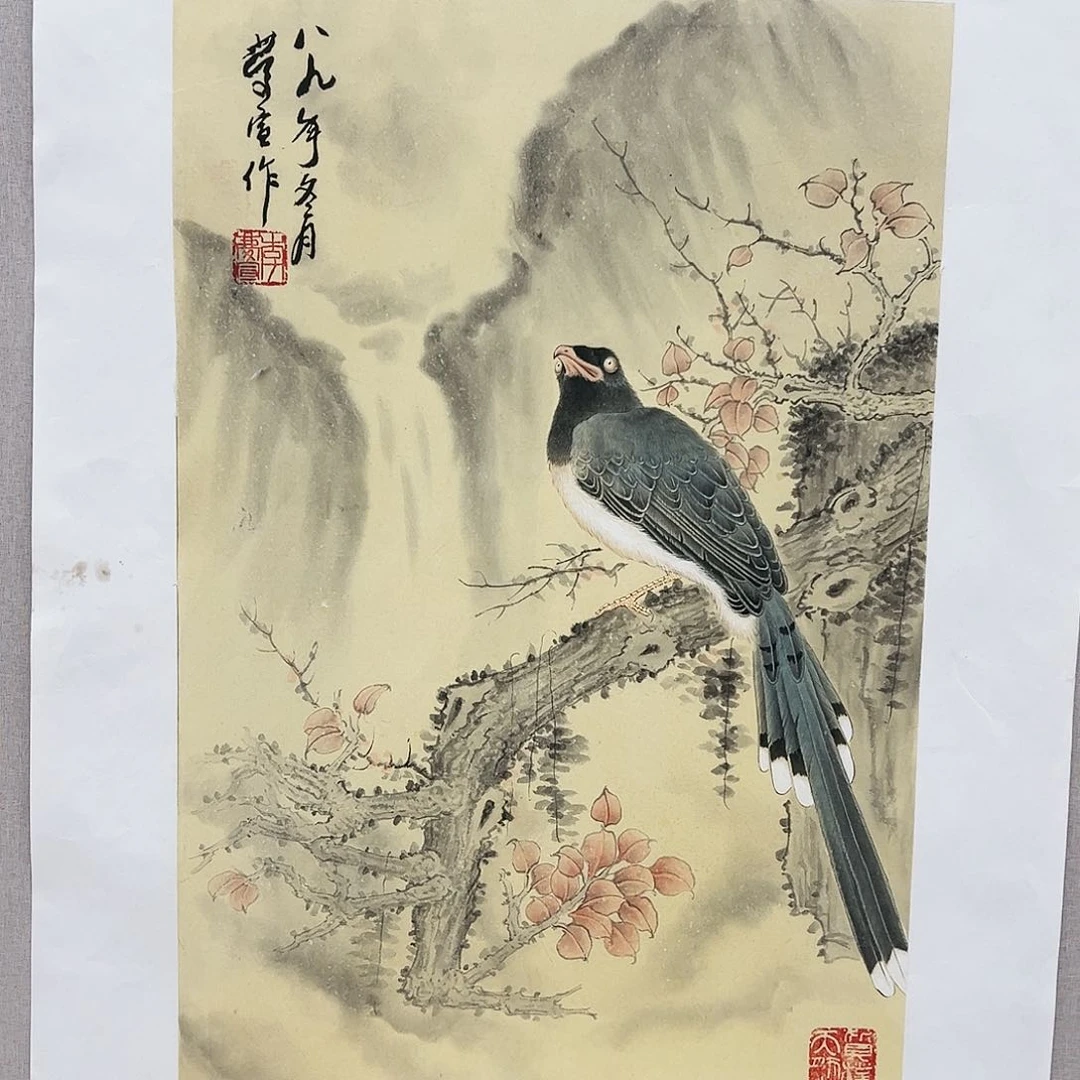 绘画李庆宣封笔展原作真迹【带授权视频合影证书】