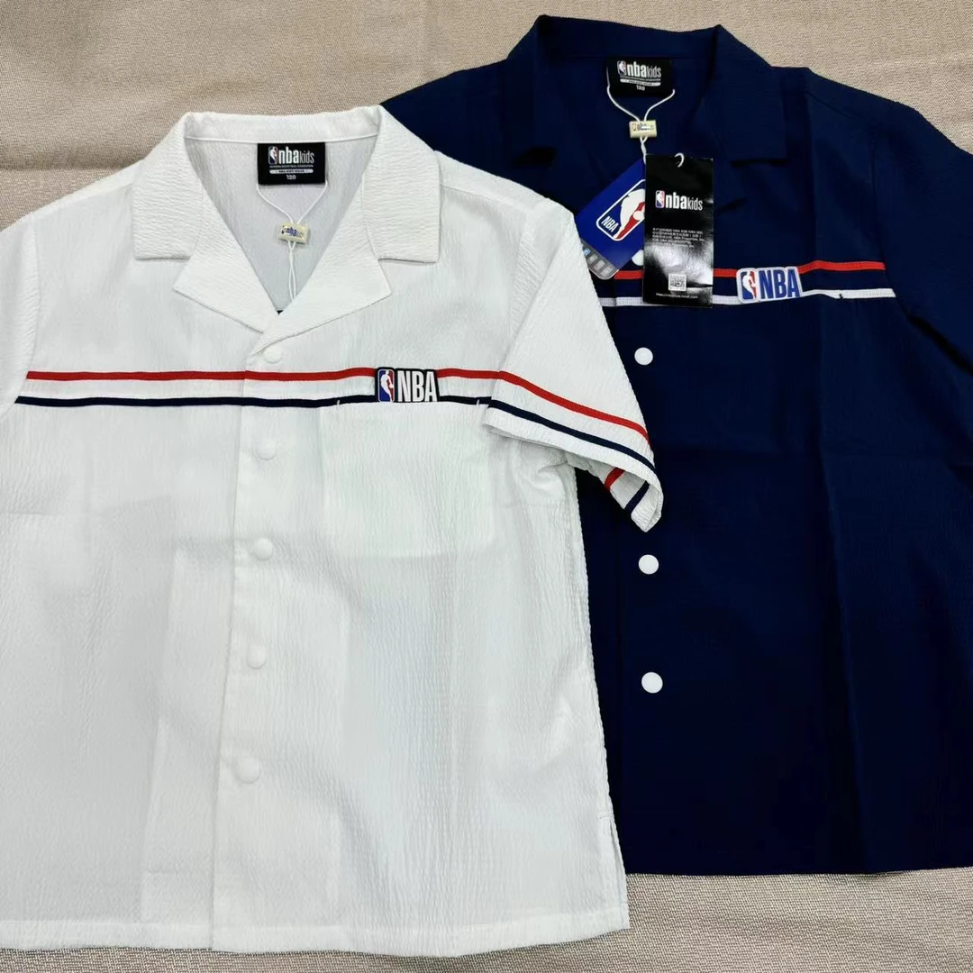 【N】童装衬衫夏季休闲翻领撞色百搭时尚K212SH010P