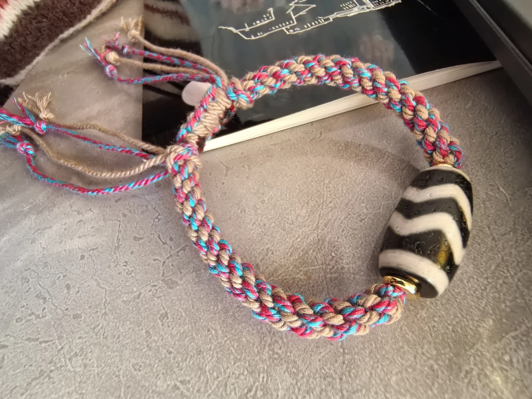 非金属布艺手链 藏式编制手链15-18cm男女通用款百搭时尚民族风