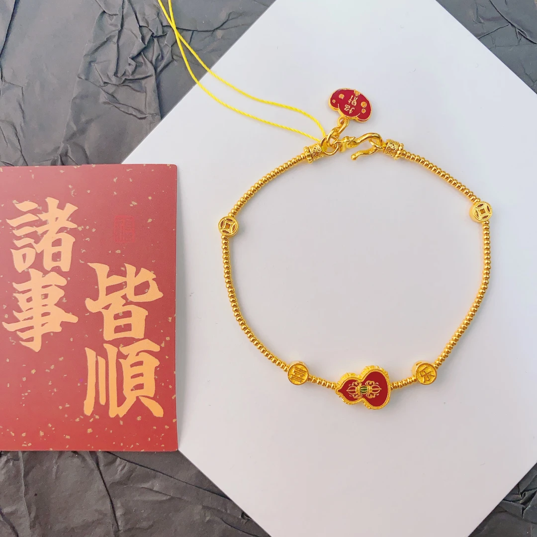 匠记 足金手链 YM夜沫 GWSJ