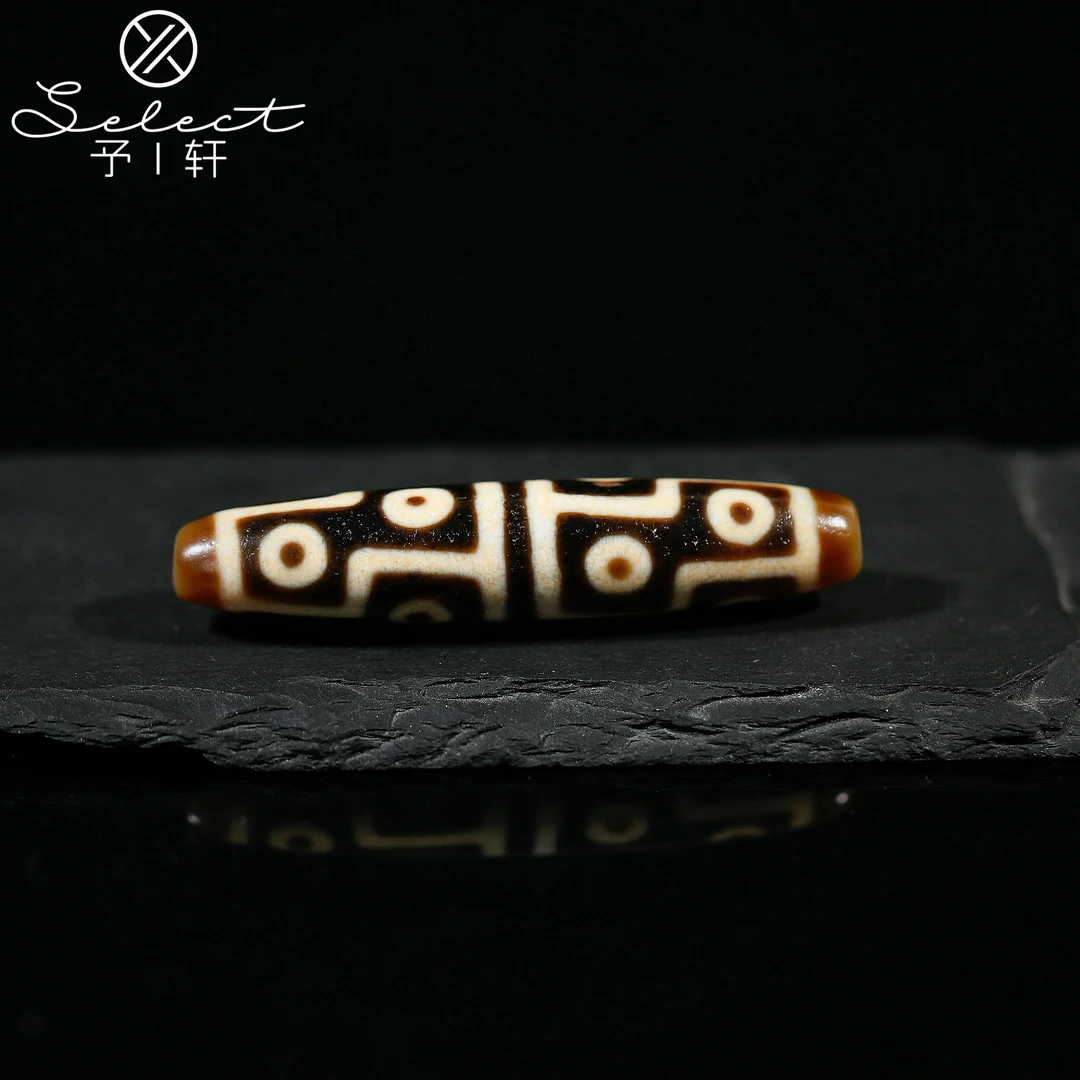 予轩出品；精品鹏程古韵手工台珠系列折线十二眼68*14mm玛瑙吊坠