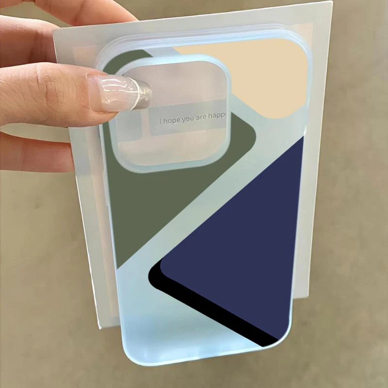 创意几何适用iphone16/15苹果手机壳SE2软胶14promax13磨砂1211XS