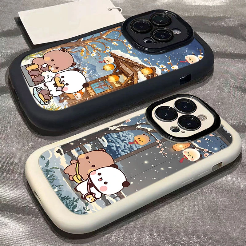 一二布布适用iphone16苹果1514手机壳情侣11泡芙13p全包12Pro防摔