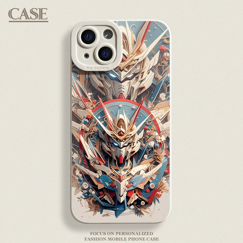 国风高达iPhone15ProMax手机壳14苹果13硅胶12全包78p女男11xs/xr