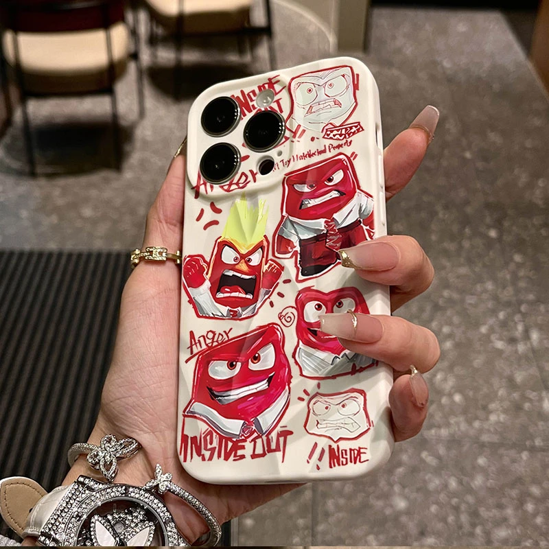 暴躁怒怒适用iphone15苹果12褶皱手机壳14promax全包13防摔软11