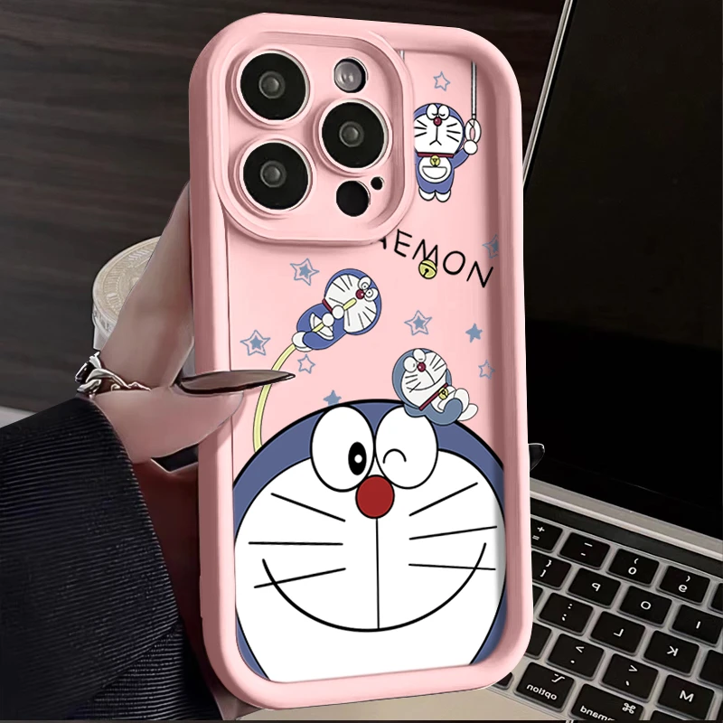 哆啦A梦iphone15苹果手机壳14promax新款13pro防摔12/11/XSXR78P