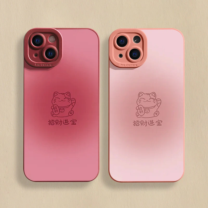 招财进宝iPhone15ProMax手机壳14苹果13硅胶12全包78p男女11xs/xr