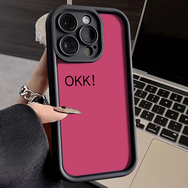 OKK!个性创意iphone15苹果手机壳14promax新款13pro防摔12硅胶11