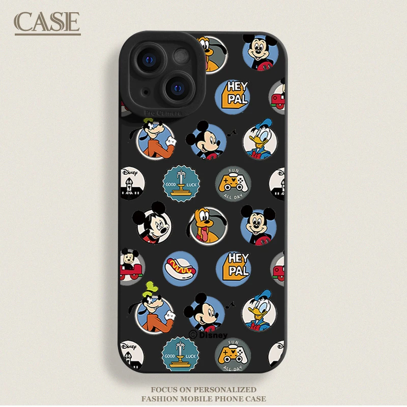 米奇米妮iPhone15ProMax手机壳14苹果13硅胶12全包78p男女11xs/xr