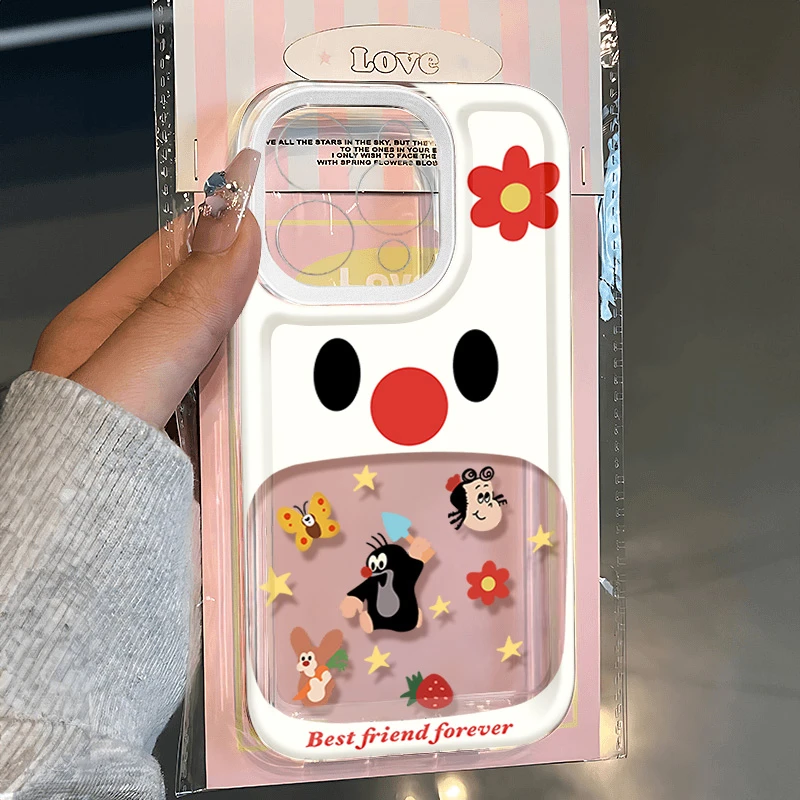 鼹鼠大嘴巴适用苹果16 15手机壳iPhone13promax防摔14 12女xr软11