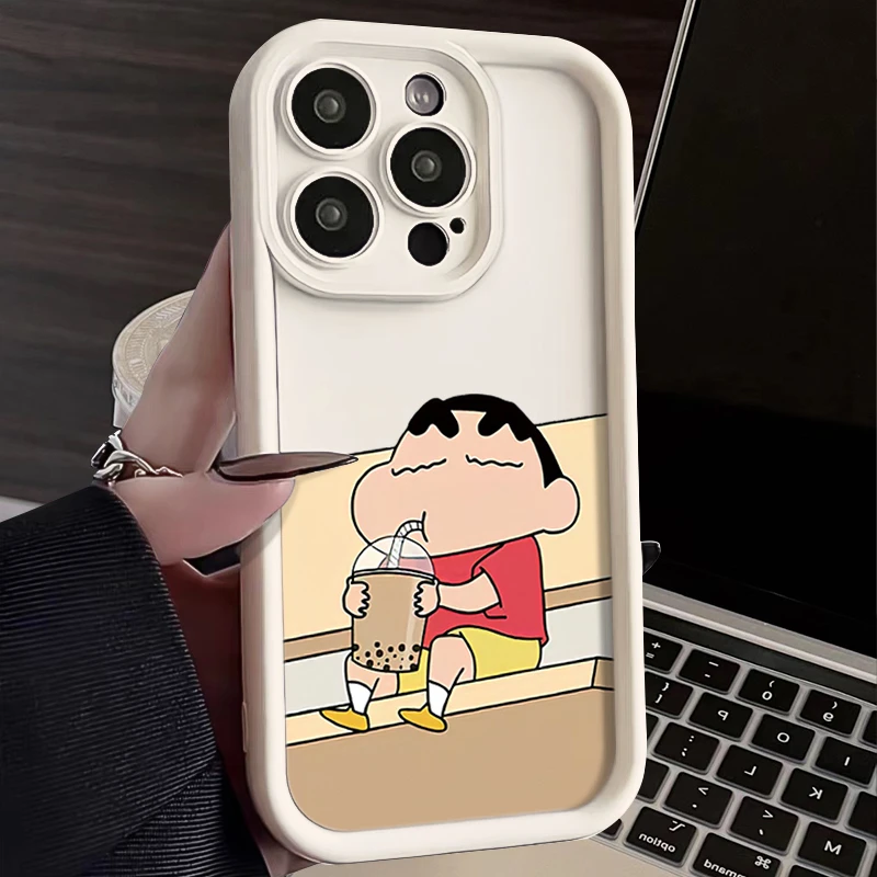 蜡笔小新iphone15苹果手机壳14promax硅胶13PRO高级12/11/XSXR78P