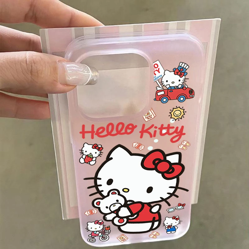 抱熊KT猫适用于iphone14手机壳苹果15promax防摔1312软11硅胶XS