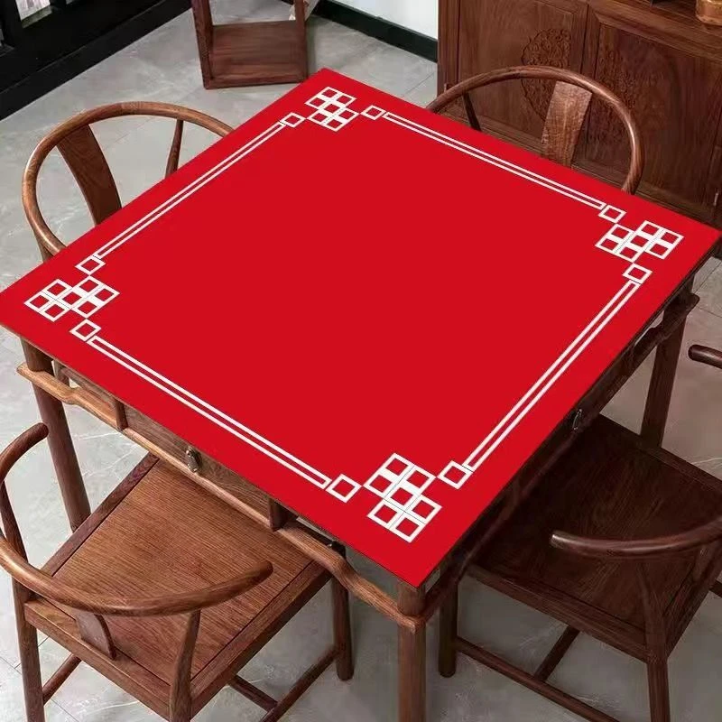 家用麻将桌布垫子正方形加厚消音耐磨防滑桌面垫可水洗手搓麻将垫