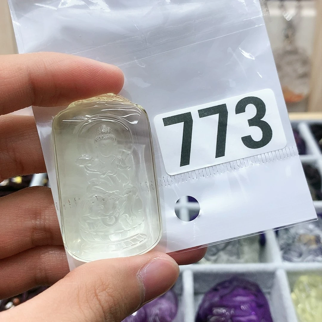 水晶颈饰未镶嵌吊坠