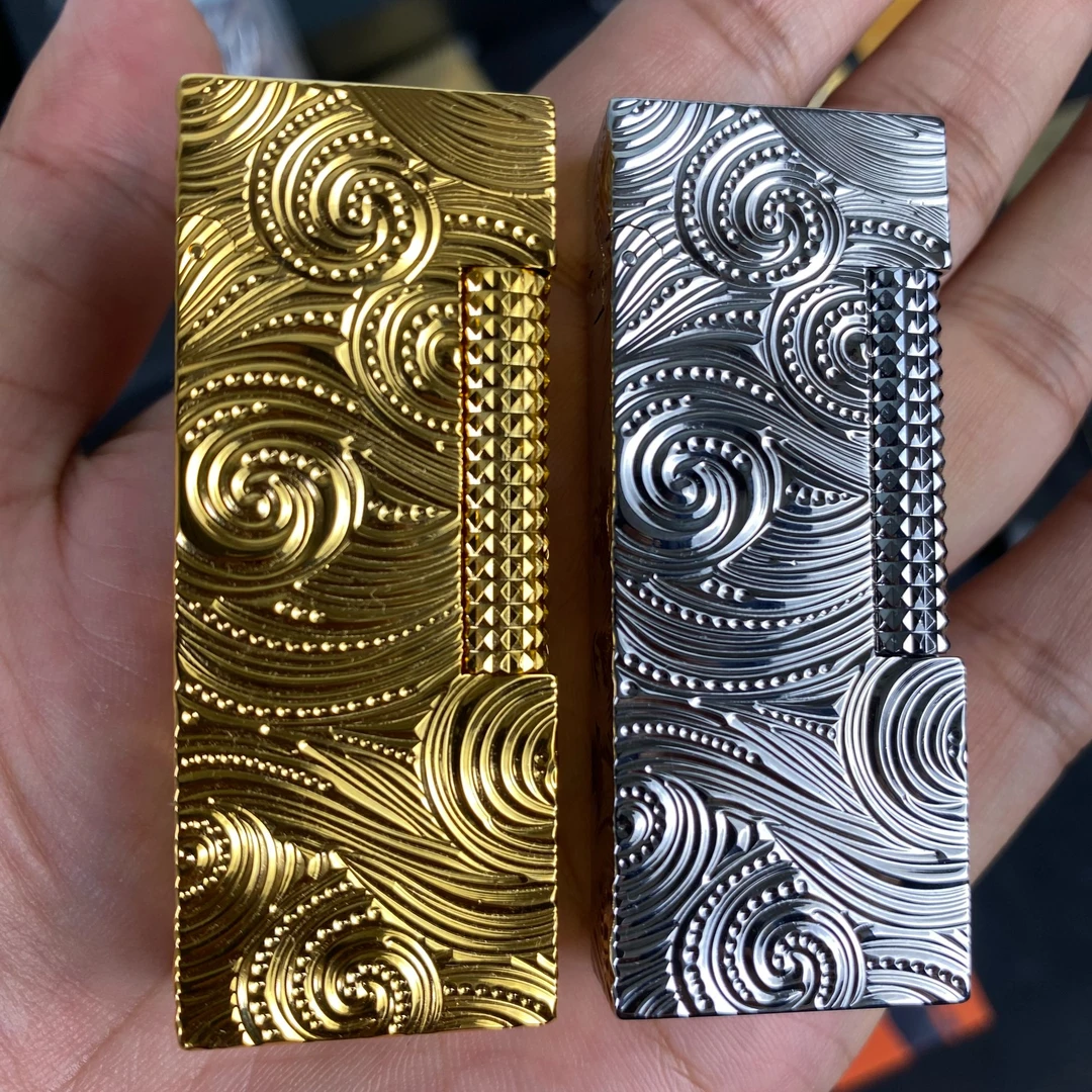 calories卡路纯铜窄面充气火机梵高星空裸机无礼盒