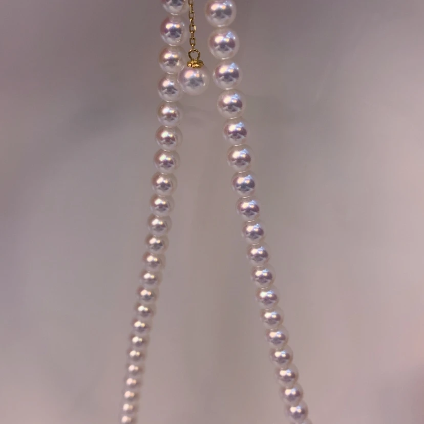 【闪购商品】淡水珍珠颈饰18K金镶嵌黛**虎